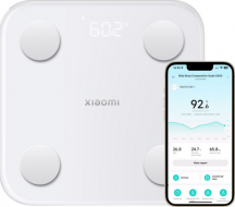 Весы напольные электронные Xiaomi Mi Body Composition Scale S400 White (BHR7793GL)