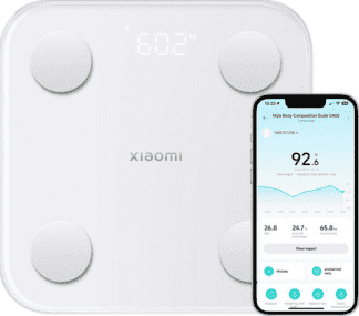 Весы напольные электронные Xiaomi Mi Body Composition Scale S400 White (BHR7793GL)