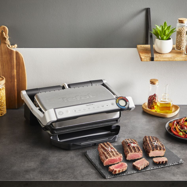 Электрогриль прижимной Tefal OptiGrill+ GC717D10  Фото №7