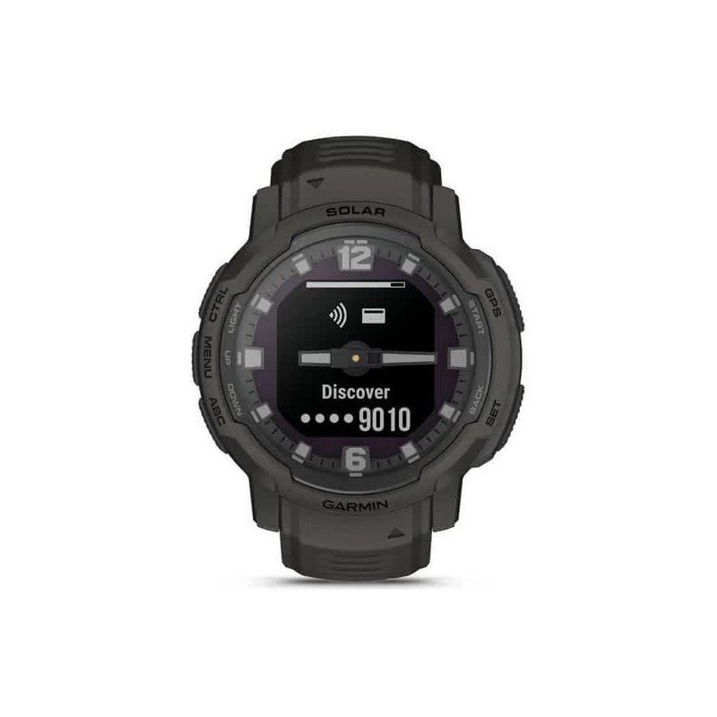 Смарт-годинник Garmin Instinct Crossover Solar Graphite (010-02730-11/01)
