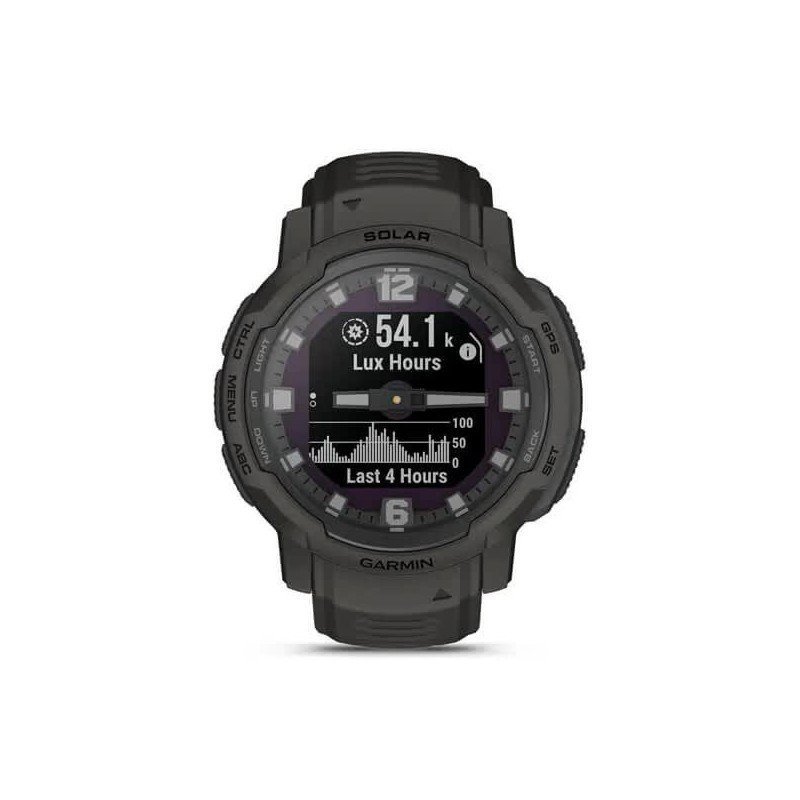 Смарт-годинник Garmin Instinct Crossover Solar Graphite (010-02730-11/01)  Фото №6