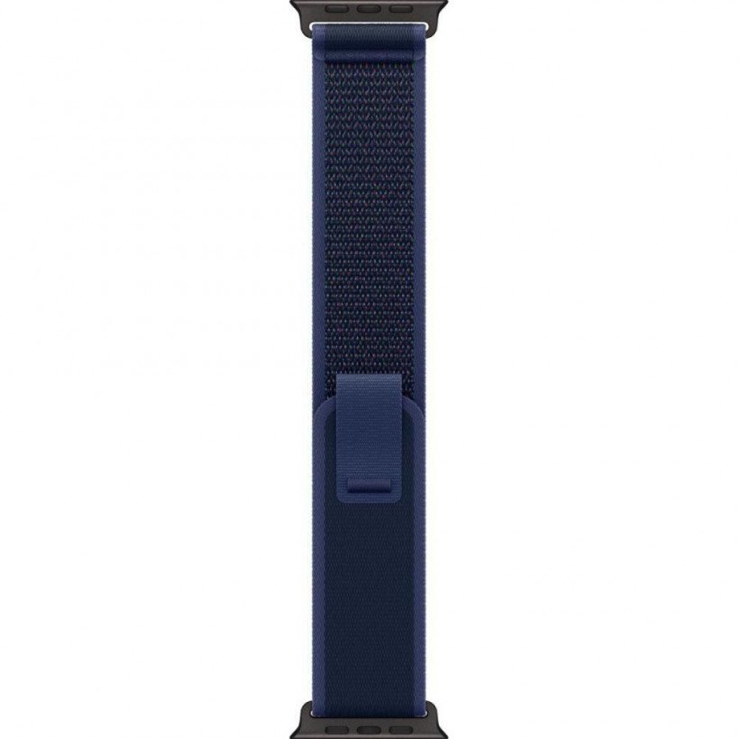 Смарт-часы Apple Watch Ultra 2 GPS+Cellular 49mm Black Titan. Case w. Blue Trail Loop - M/L (MYTJ3+MYQ83)  Фото №0