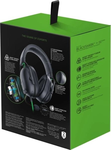 Наушники с микрофоном Razer Blackshark V2 X USB Black (RZ04-04570100-R3M1)  Фото №5