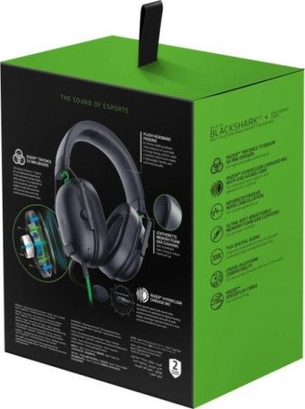 Наушники с микрофоном Razer Blackshark V2 X USB Black (RZ04-04570100-R3M1)  Фото №5