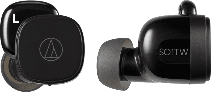 Навушники з мікрофоном Audio-Technica ATH-SQ1TWBK  Фото №0