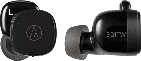 Навушники з мікрофоном Audio-Technica ATH-SQ1TWBK  Фото №0