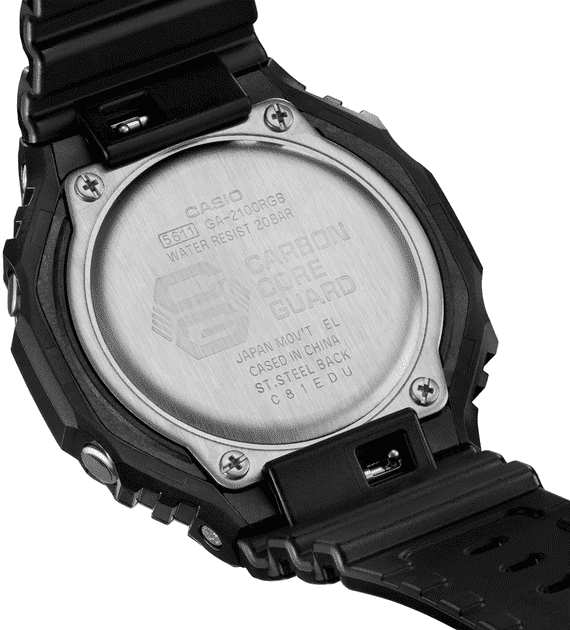 Мужские часы Casio GA-2100RGB-1AER  Фото №4