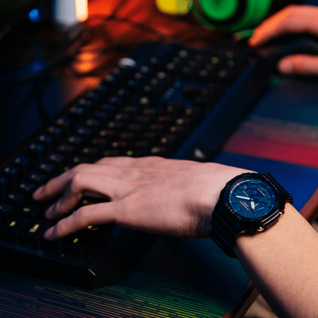 Мужские часы Casio GA-2100RGB-1AER  Фото №12