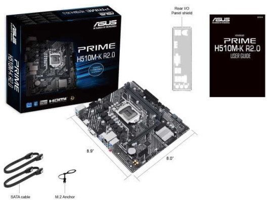 Материнська плата Asus Prime H510M-K R2.0 (90MB1E80-M0EAY0)  Фото №5