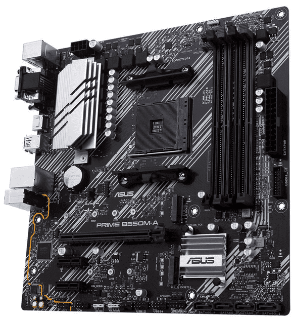 Материнская плата Asus PRIME B550M-A (90MB14I0-M0EAY0)  Фото №0