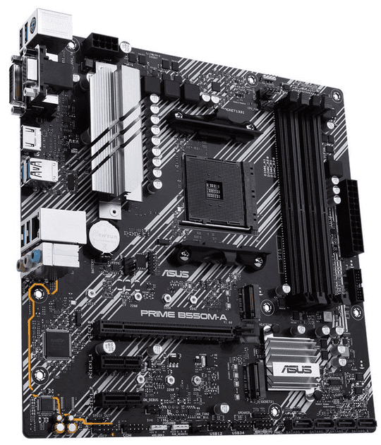 Материнская плата Asus PRIME B550M-A (90MB14I0-M0EAY0)  Фото №1