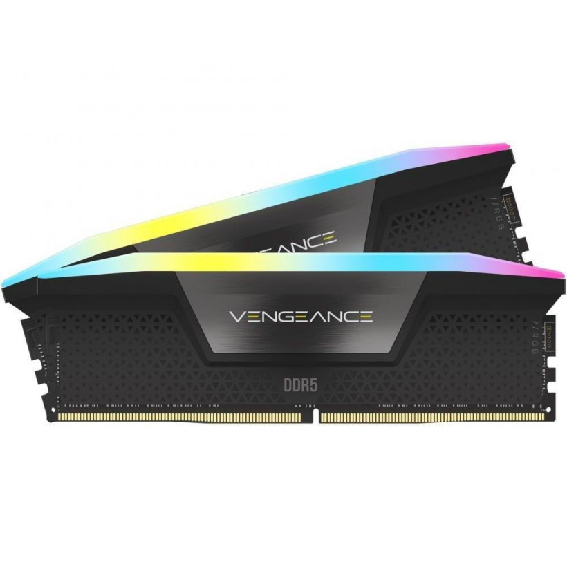 Память для настольных компьютеров Corsair 64 GB (2x32GB) DDR5 6000 MHz Vengeance RGB AMD EXPO (CMH64