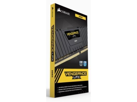 Память для настольных компьютеров Corsair 32 GB (2x16GB) DDR4 2400 MHz Vengeance LPX Black (CMK32GX4  Фото №3