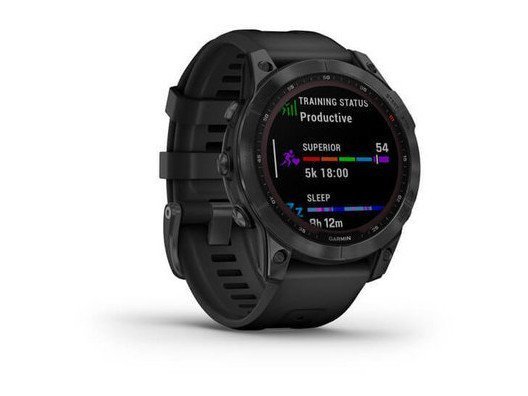 Смарт-часы Garmin Fenix ??7 Solar Slate Gray with Black Band (010-02540-10/11)  Фото №1