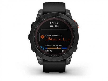 Смарт-часы Garmin Fenix ??7 Solar Slate Gray with Black Band (010-02540-10/11)