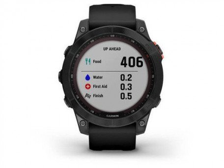 Смарт-часы Garmin Fenix ??7 Solar Slate Gray with Black Band (010-02540-10/11)  Фото №6
