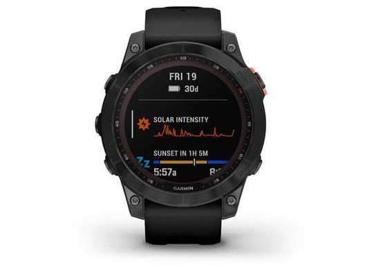 Смарт-годинник Garmin Fenix 7 Solar Slate Gray with Black Band (010-02540-10/11)