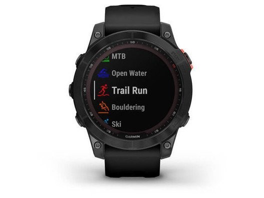 Смарт-годинник Garmin Fenix 7 Solar Slate Gray with Black Band (010-02540-10/11)  Фото №5