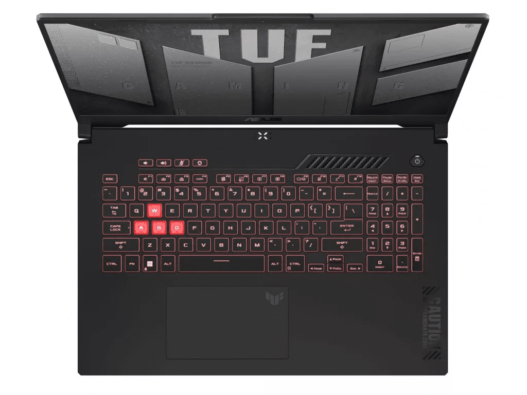 Ноутбук ASUS TUF Gaming A17 FA707N Mecha Gray (90NR0EF5-M004F0)  Фото №2