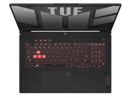 Ноутбук ASUS TUF Gaming A17 FA707N Mecha Gray (90NR0EF5-M004F0)  Фото №2