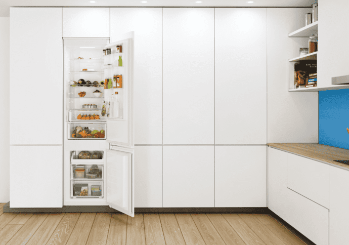 Холодильник с морозильной камерой Candy CCUBT5519EW CCUBT5519EW  Фото №0