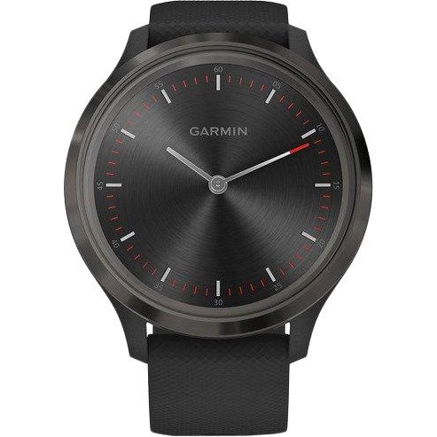 Смарт-часы Garmin Vivomove 3 Slate Stainless Steel Bezel w. Black and Silicone B. (010-02239-01)