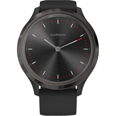 Смарт-годинник Garmin Vivomove 3 Slate Stainless Steel Bezel w. Black and Silicone B. (010-02239-01)