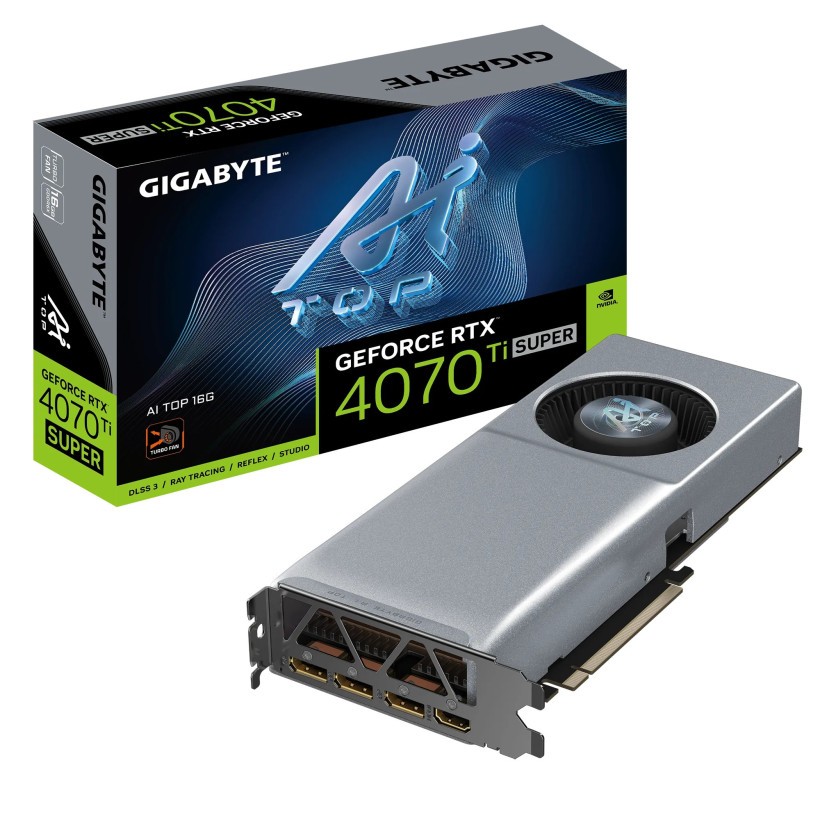 Відеокарта GIGABYTE GeForce RTX 4070 Ti Super AI Top 16G (GV-N407TSAI TOP-16GD)  Фото №8