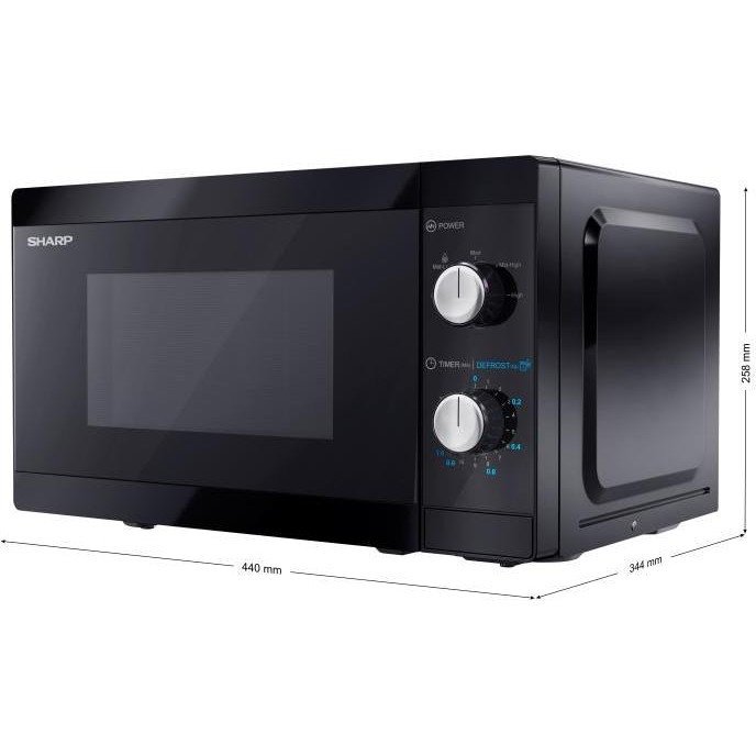 Микроволновка Sharp YC-MS01E-B  Фото №4