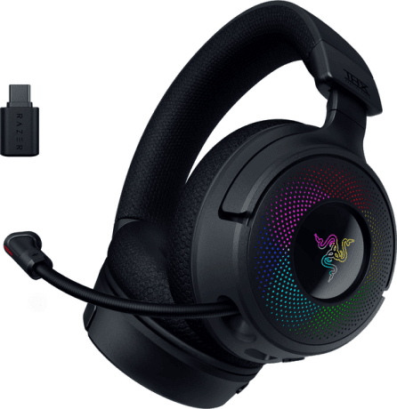 Наушники с микрофоном Razer Kraken V4 Black (RZ04-05170100-R3M1)  Фото №0