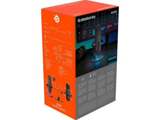 Микрофон для ПК/ для стриминга, подкастов SteelSeries Alias ??(61601)  Фото №4