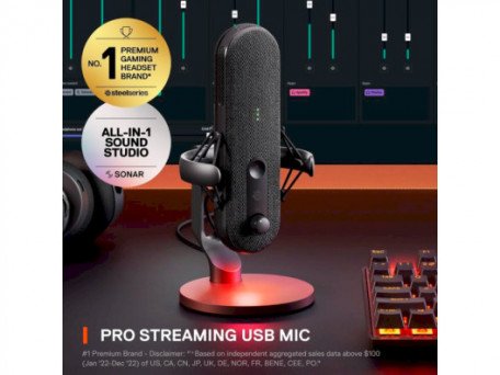 Микрофон для ПК/ для стриминга, подкастов SteelSeries Alias ??(61601)  Фото №10