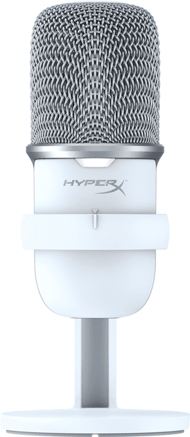 Микрофон для ПК/для стриминга, подкастов HyperX SoloCast White (MIK-HYX-007)