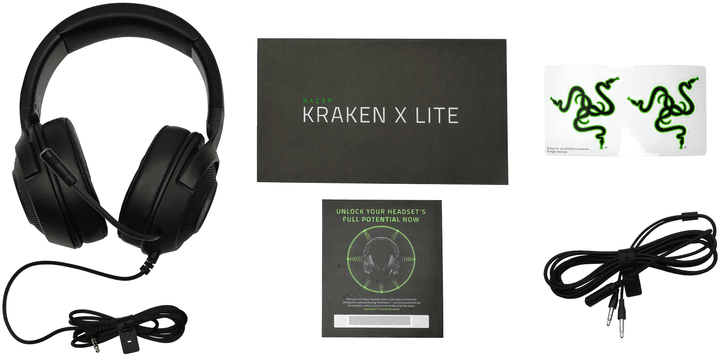 Навушники з мікрофоном Razer Kraken X Lite (RZ04-02950100-R381/R3M1)  Фото №4