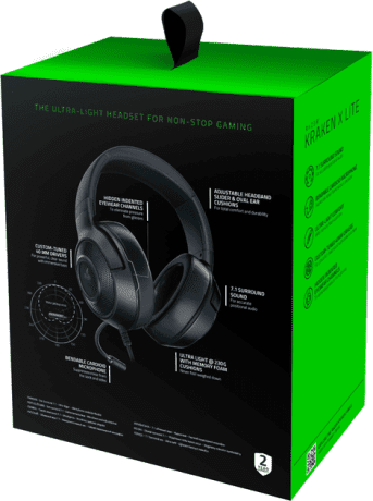 Навушники з мікрофоном Razer Kraken X Lite (RZ04-02950100-R381/R3M1)  Фото №5