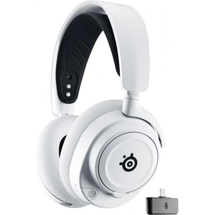 Навушники з мікрофоном SteelSeries Arctis Nova 7X White (61567)  Фото №0