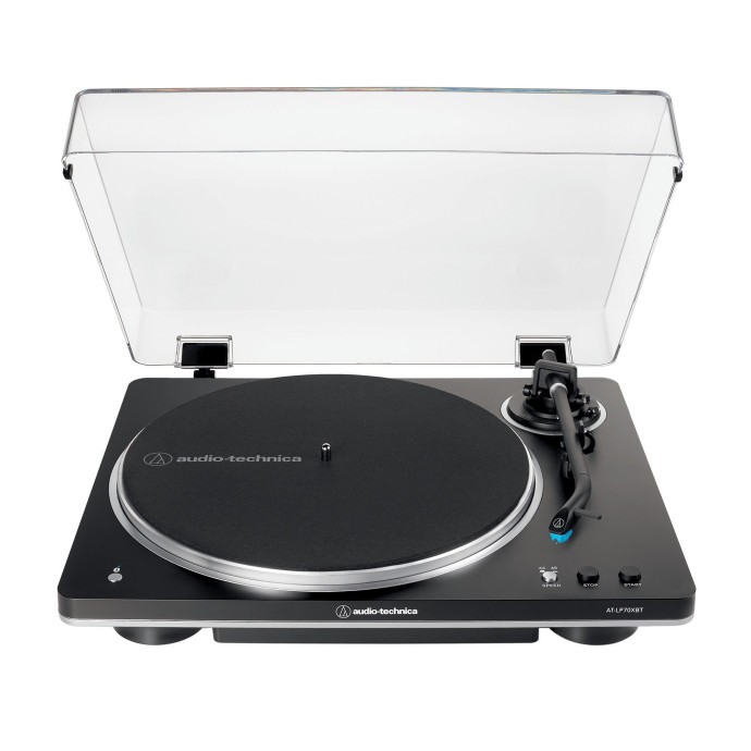 Проигрыватель виниловых дисков Audio-Technica Black-Silver AT-LP70XBT