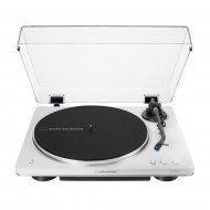 Програвач вінілових дисків Audio-Technica White-Silver AT-LP70XBTWH 