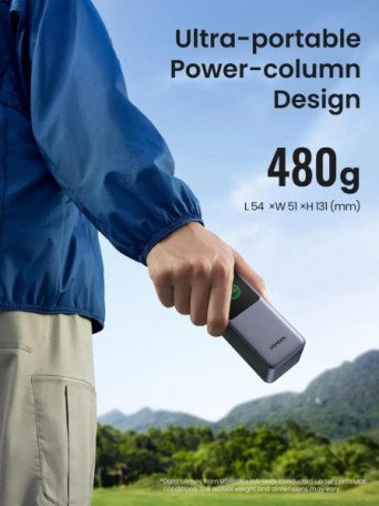 Внешний аккумулятор (Power Bank) UGREEN PB721 Nexode 20000mAh 130W Gray (35524)  Фото №3