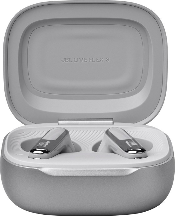 Навушники TWS JBL Live Flex 3 Silver (JBLLIVEFLEX3SIL)  Фото №1