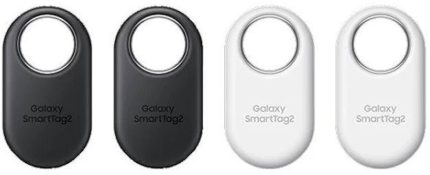 Поисковый брелок Samsung Galaxy SmartTag2 (4 Pack) 2x Black + 2x White (EI-T5600KWEG)