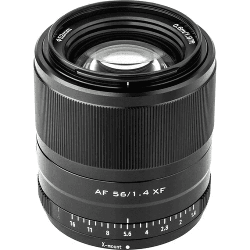 Стандартный объектив Viltrox AF 56mm f/1,4 STM Lens for Fujifilm X Black  Фото №4