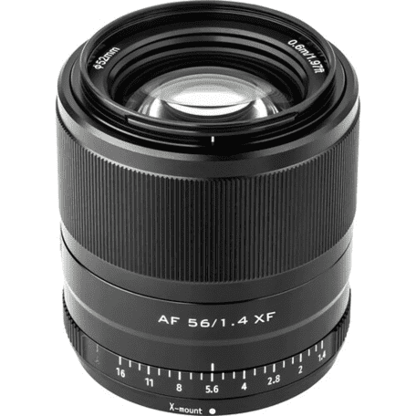 Стандартный объектив Viltrox AF 56mm f/1,4 STM Lens for Fujifilm X Black  Фото №4