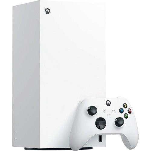 Стаціонарна ігрова приставка Microsoft Xbox Series X 1 TB All-Digital Robot White (EP2-00702)  Фото №0