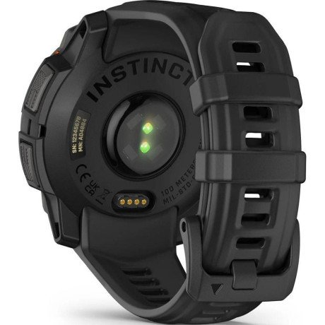 Смарт-годинник Garmin Instinct 3 45mm Solar Black with Black Band (010-02934-00)  Фото №0