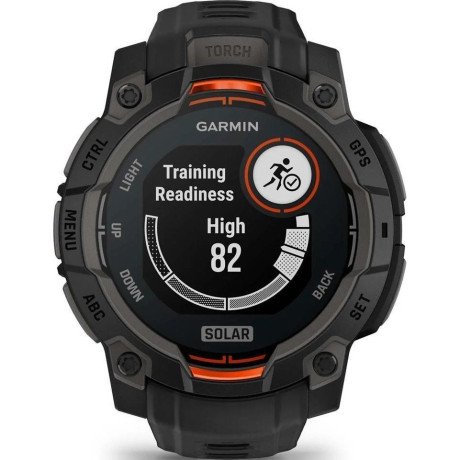 Смарт-годинник Garmin Instinct 3 45mm Solar Black with Black Band (010-02934-00)  Фото №2