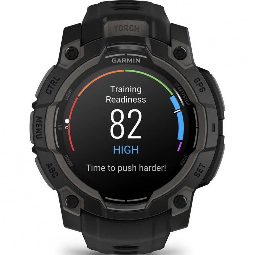 Смарт-годинник Garmin Instinct 3 45mm AMOLED Black with Black Band (010-02936-00)  Фото №3