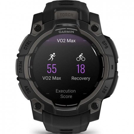 Смарт-годинник Garmin Instinct 3 45mm AMOLED Black with Black Band (010-02936-00)  Фото №2