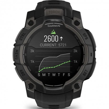 Смарт-годинник Garmin Instinct 3 45mm AMOLED Black with Black Band (010-02936-00)  Фото №6