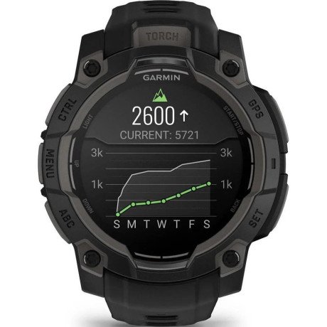 Смарт-годинник Garmin Instinct 3 45mm AMOLED Black with Black Band (010-02936-00)  Фото №6
